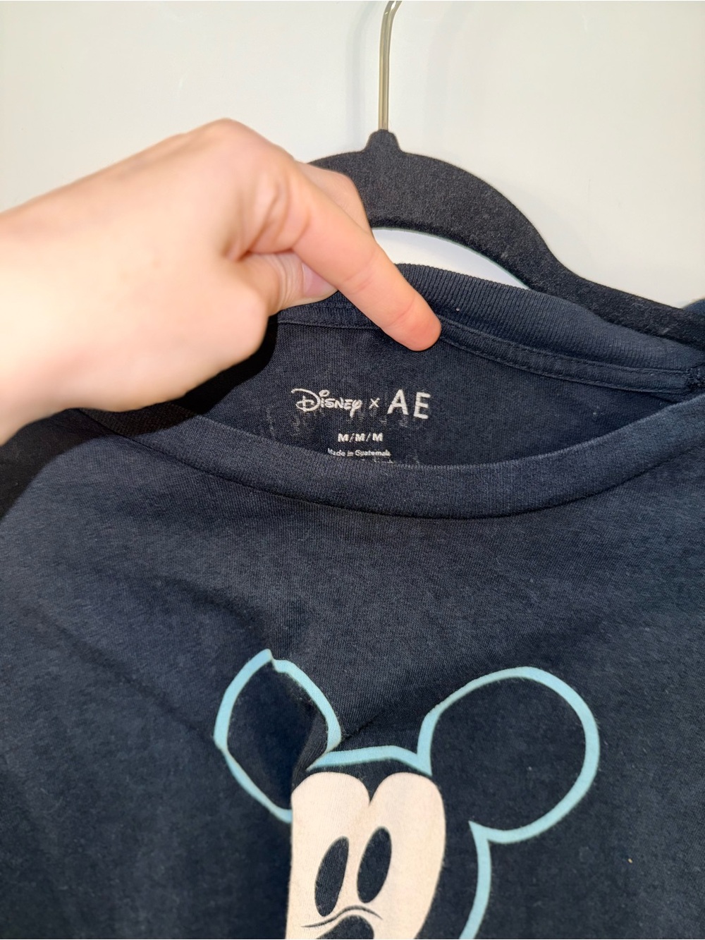 Ae X Mickey Mouse Oversized Graphic Tee - Classic Disney Print (M) - Picture 3 of 5
